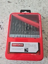 Conjunto de brocas Sears Craftsman 966020 21 peças óxido preto com estojo de metal , usado comprar usado  Enviando para Brazil