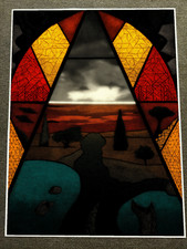 Dark abstract geometric for sale  House Springs