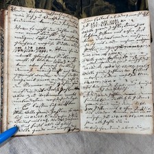 Carnet manuscrit ancien d'occasion  Strasbourg-