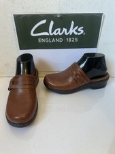 Clarks leather clog for sale  CARDIGAN