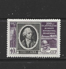 Russia 1957 leonhard d'occasion  Expédié en Belgium