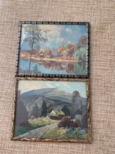 Vintage landscape lithographs for sale  Livonia