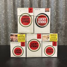 JUEGO DE 5 PAQUETES DE CIGARRILLOS DE GOLPE DE SUERTE VACÍOS DE COLECCIÓN PUBLICIDAD DE TABACO segunda mano  Embacar hacia Mexico
