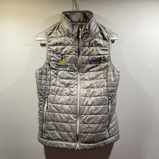 Usado, Colete Patagonia Nanopuff Primaloft Feminino Cinza Médio Isolado Zíper Completo 84247 comprar usado  Enviando para Brazil