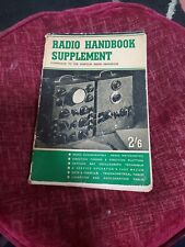 Radio handbook supplement for sale  BEAWORTHY