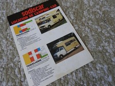 Catalogue sodiscar camping d'occasion  Saint-Cyr-sur-Mer