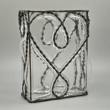 rectangular glass vase for sale  HUNTINGDON
