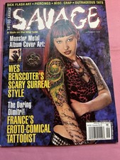 Tattoo savage magazine for sale  Auburn