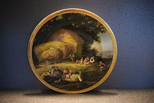,,Pora żniw'' - ozdobny talerz porcelanowy ., używany na sprzedaż  PL
