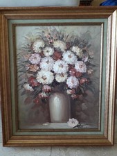 Tableau peinture huile d'occasion  Agneaux