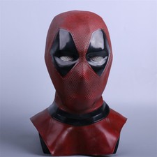 2018 Máscara De 2 Deadpool X-men Halloween látex Completo rosto máscara super-herói Cosplay Prop comprar usado  Enviando para Brazil