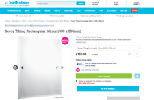 Savoy tilting rectangular for sale  BLACKBURN