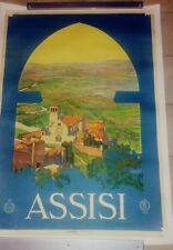 Assisi manifesto poster usato  Milano