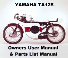 Peças de oficina e manual do usuário arquivos PDF para proprietários de motocicletas YAMAHA TA125 125 RACER, usado comprar usado  Enviando para Brazil