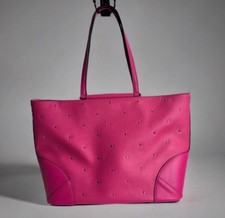 Usado, Bolsa tote cravejada MCM Barbie couro rosa Claudia Visetos Barbiecore comprar usado  Enviando para Brazil