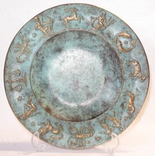 Bronze wandteller sternzeichen gebraucht kaufen  Ahlen-Vorhelm