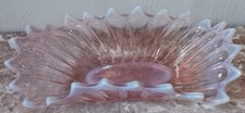 Tigela console peça central vidro opalescente rosa Fostoria HEIRLOOM comprar usado  Enviando para Brazil