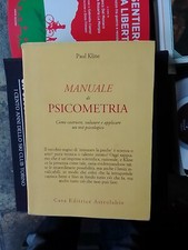 Manuale psicometria usato  Volvera