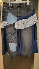 Mega jeansrock unikat gebraucht kaufen  Kürten