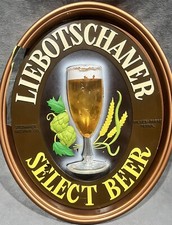Letrero de cerveza helada 3D vintage Stegmaier Liebotschaner decoración Wilkes-Barre PA segunda mano  Embacar hacia Mexico