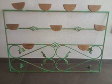 Usado, Antico Appendiabiti Appendino Attaccapanni Ferro Battuto Legno 90x30 cm Vintage comprar usado  Enviando para Brazil