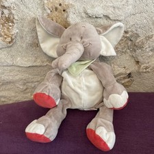 Doudou peluche éléphant d'occasion  Rully