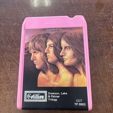Emerson Lake and Palmer trilogy 8 Track Tape VG comprar usado Emerson Lake and Palmer trilogy 8 Track Tape VG comprar usado  Enviando para Brazil