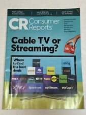 Consumer Reports Magazine July 2024 Cable TV Streaming Tipping Sunscreens Rental segunda mano  Embacar hacia Argentina