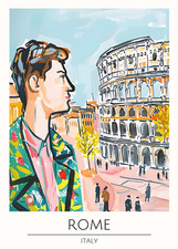 Rome italy cityscape for sale  USA