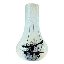 Vaso de vidro bolha vintage soprado à mão Pulegoso Fuyuki comprar usado  Enviando para Brazil
