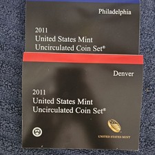 Usado, 2011 Estados Unidos Estado perfeito conjunto de moedas não circuladas Denver e Filadélfia 28 peças #S10 comprar usado  Enviando para Brazil