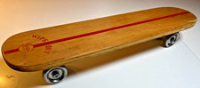 Vintage 1960s 60s Madeira Skate "Surfista" Rodas de Metal Aço Limpar comprar usado  Enviando para Brazil