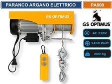 Paranco argano elettrico usato  Caserta