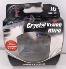 NOVA lâmpada Philips H3 Crystal Vision Ultra pacote com 2 12336CVS2 comprar usado  Enviando para Brazil