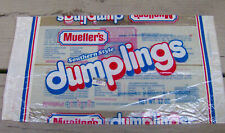 RARO invólucro/saco vintage década de 1970 MUELLER'S DUMPLINGS embalagem de alimentos antigos macarrão comprar usado  Enviando para Brazil