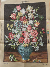 Vtg gobelin needlepoint d'occasion  Expédié en Belgium