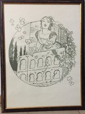 Quadro milo manara usato  Verona