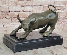 Carga Bull Figura Bronce Estatua por Milo Pared Calle Arte Escultura Regalo comprar usado  Enviando para Brazil