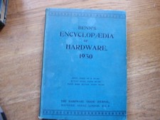 Benn encyclopaedia hardware for sale  YORK