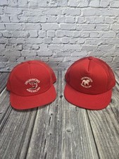 Chapéu Snapback Drummond American Bulldog Masculino OSFM Vermelho Texto Malha Caminhoneiro Lote De 2 comprar usado  Enviando para Brazil