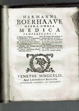 Hermanni boerhaave opera usato  Italia