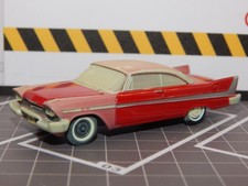 1958 Plymouth Fury Project carro CHRISTINE VERMELHO branco dano superior réplica 1/64 MOC comprar usado 1958 Plymouth Fury Project carro CHRISTINE VERMELHO branco dano superior réplica 1/64 MOC comprar usado  Enviando para Brazil