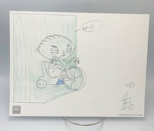Family Guy Edição Exclusiva "STEWIE ON TRICYCLE" 12 x 9 Impressão Litho 2005 VEJA comprar usado  Enviando para Brazil