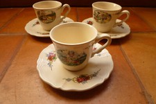 Tasses café soucoupes d'occasion  Garat