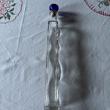 Glasflasche blauem glasdeckel gebraucht kaufen  Salzwedel
