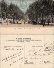 Cpa paris avenue gebraucht kaufen  Ortrand