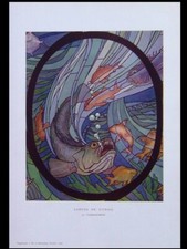 Vitrail art nouveau d'occasion  Rennes-