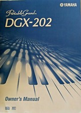 Yamaha DGX-202 Teclado Digital Portátil Grande Livro Manual do Proprietário Original. comprar usado  Enviando para Brazil