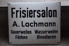 Riginal altes emailschild gebraucht kaufen  Limbach-Oberfrohna
