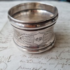 Rond serviette argent d'occasion  Nantes-